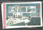 Q873.-.MONGOLIA .-. MNH .-. MINI SHEET . 1997.-. PENGUINS / PINGUINOS .-. GREENPEACE  26TH ANNIVERSARY - Pingouins & Manchots