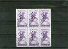 1944  P.T.T.  YV= 764 BLOC X  6  M.N.H. - Unused Stamps