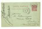 Principauté De Monaco « MONTE-CARLO »  Tarif UPU  ALLEMAGNE   à 10c - Postal Stationery