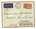 Principauté De Monaco « MONTE-CARLO »  Tarif PA « Colonies Fses - SENAGAL » à 2F.50 - Postmarks