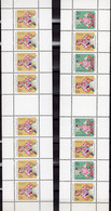 Tanztrachten 1971 DDR 1723/4 Plus MHB A12/13 ** 242€ Trachten Der Sorben Für Hefte Sheetlet From Germany - Postzegelboekjes