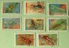 Bulgaria 1992 - Insects Beetle Mantis Fly Wasp Bee Ants - Used Full Set - Gebruikt