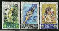 St. Kitts-Nevis        "Silver Jubilee"      Set    SC# 332-34  MNH** - St.Kitts-et-Nevis ( 1983-...)