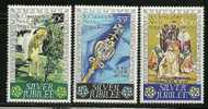 St. Kitts-Nevis        "Silver Jubilee"      Set    SC# 332-34  MNH** - St.Kitts And Nevis ( 1983-...)