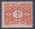 µ2 - COTE FRANCAISE Des SOMALIS - TAXE N° 47 - NEUF SANS CHARNIERE - Autres & Non Classés