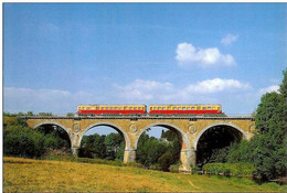 VIADUC DE FLORENVILLE-AUTORAIL SNCB LIGNE LIBRAMONT-BERTRIX-VIRTON-train-chemin De Fer-rail - Libramont-Chevigny