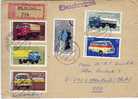 Carta, Certificada, BAD  KÖSEN, 1982, Alemania , DDR, , Transportes Varios, - Trucks