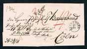 Allemagne Precurseur 1841 Lettre Avec Càd RADERBORN + Divers Ports Et Annotation Pour Coln - Prephilately