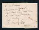 Belgique Precurseur 1806 Lettre Datee De GOSSELIES Avec Marque GENAPPE - 1794-1814 (Periodo Frances)