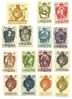 1920 - Liechtenstein 25/39 Stemmi TL   ----- - Unused Stamps