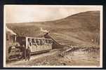 RB 694 - Early Postcard Close Up Of Mountain Railway Train & Staff Snowdon Caernarvonshire Wales - Caernarvonshire