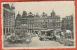 E487 , Bruxelles , Grand Place , Animée , Circulée  1950 - Markets