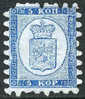 Finland #4a Mint No Gum, Roulette II. 5k Blue From 1860 - Ungebraucht