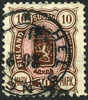 Finland #45 XF Used 10m Brown & Rose Of 1890 - Usados