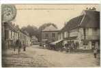 Carte Postale Ancienne Chaumont En Vexin - Place Du Marché Au Poisson Et Rue De Gisors - Chaumont En Vexin