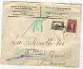 TIMBRE BULGARIE 1925 Recommandé  De SOFIA Pour PARIS - Storia Postale