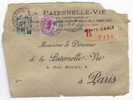 Timbre MONTE CARLO 1925 Recommandé De La Principauté Pour PARIS - Postmarks