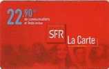 Carte Téléphonique Sfr-la Carte-22.90e -08/04 - 600 Agences
