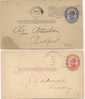 US - 2 ENTIRE CARDS Mc KINLEY - RED And BLUE - 1911 AND 1914 - 1901-20