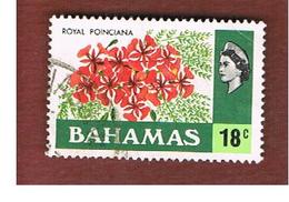 BAHAMAS - MI 335 - 1971 FLOWERS: ROYAL POINCIANA  - USATI (USED)° - Bahamas (1973-...)