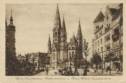 AK Berlin Kudamm & Gedächtniskirche [vor Zerstörung] 1928 #125 - Charlottenburg