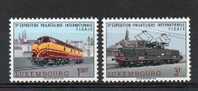 LUXEMBOURG  Locomotives 1966 N°686-87 - Unused Stamps