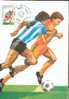 HONGRIE CARTE MAXIMUM NUM.YVERT 3031 SPORT FOOTBALL MEXICO 86 - Cartoline Maximum