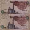 EGYPT / ONE POUND / L 560 & 561 AT 15-5-2008  / UNC. / 2 SCANS . - Egypt