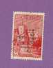 MONACO TIMBRE N° 397 OBLITERE VUE DU PALAIS 25F ROUGE - Used Stamps