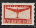 Q692.-.ARGENTINA .-. 1940 .-. MI#: 456  - MNH  AIR STAMP .-. PLANE AND LETTER.-. - Ungebraucht