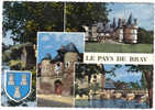 Carte Postale 76. Neufchatel-en-Bray  Le Moulin Bleu  Chateau De Mesnières  Ferme Des Toureilles Trés Beau Plan - Neufchâtel En Bray