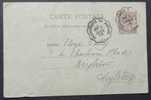 MONACO / 1898 ENTIER POSTAL POUR L ANGLETERRE (ref 1328) - Postwaardestukken