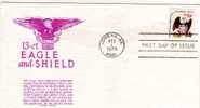 U.S.A: 1975 Très Belle Fdc "aigle Et Armoiries" - Covers & Documents