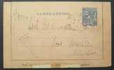 MONACO / 1903 ENTIER POSTAL  POUR L ALLEMAGNE (ref 1325) - Postwaardestukken