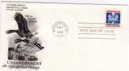 U.S.A: 1985 Très Belle Fdc Aigles "timbre De Service" Domestc Letter Rate D - Lettres & Documents