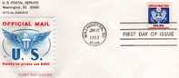 U.S.A: 1983 Très Belle Fdc Aigles "timbre De Service" - Covers & Documents