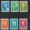 LUXEMBOURG Jeux Olypique De Mexico 1968 N°716-21 - Unused Stamps