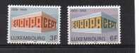 LUXEMBOURG  Europa 1969 N°738-39 - Unused Stamps