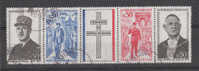 Francia    -  1980.  In Honor Of Charles De Gaulle.  Strip Of The Complete Set - De Gaulle (General)