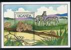 Ouganda ** Bloc N° 94 - Champignons, Zèbres (lot 2) (17 P1) - Ouganda (1962-...)