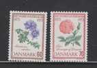 Yvert 552 / 553 (*) Neuf Sans Gomme Rose Rhododendron - Unused Stamps