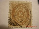 ICELAND 1876,  SCOTT# 12, 16 AURAR, BROWN, USED - Oblitérés