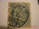 ICELAND 1882,  SCOTT# 17,  20 AURAR, BLUE, USED - Usati