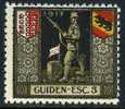 Swiss Military 3rd Div. No. 84 MH W/white Flag Rather Than Red/white From 1914-18 - Labels