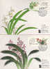 CHINE Orchidees De Chine . Yv.# 2819/22.    4 Cartes-maximum.  Annee 1987 - Maximumkaarten