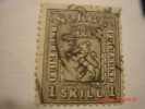 NORWAY 1868,  SCOTT# 11,  1 SKILLING,  BLACK,  USED - Used Stamps
