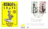 GERMANY  1974  EUROPA CEPT FDC - 1974