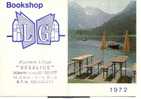 Kalender Gent  Pub./Recl. Bookshop LG  "VESALIUS" 1972 - Kleinformat : 1971-80