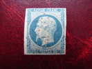FRANCE - N° 10 - YT - 1852 - Louis-Napoléon 25c Bleu - - 1852 Louis-Napoleon