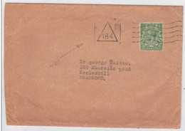 GB -  LETTRE Pour BRADFORD - OBLITERATION MECANIQUE TRIANGLE 184 - Covers & Documents